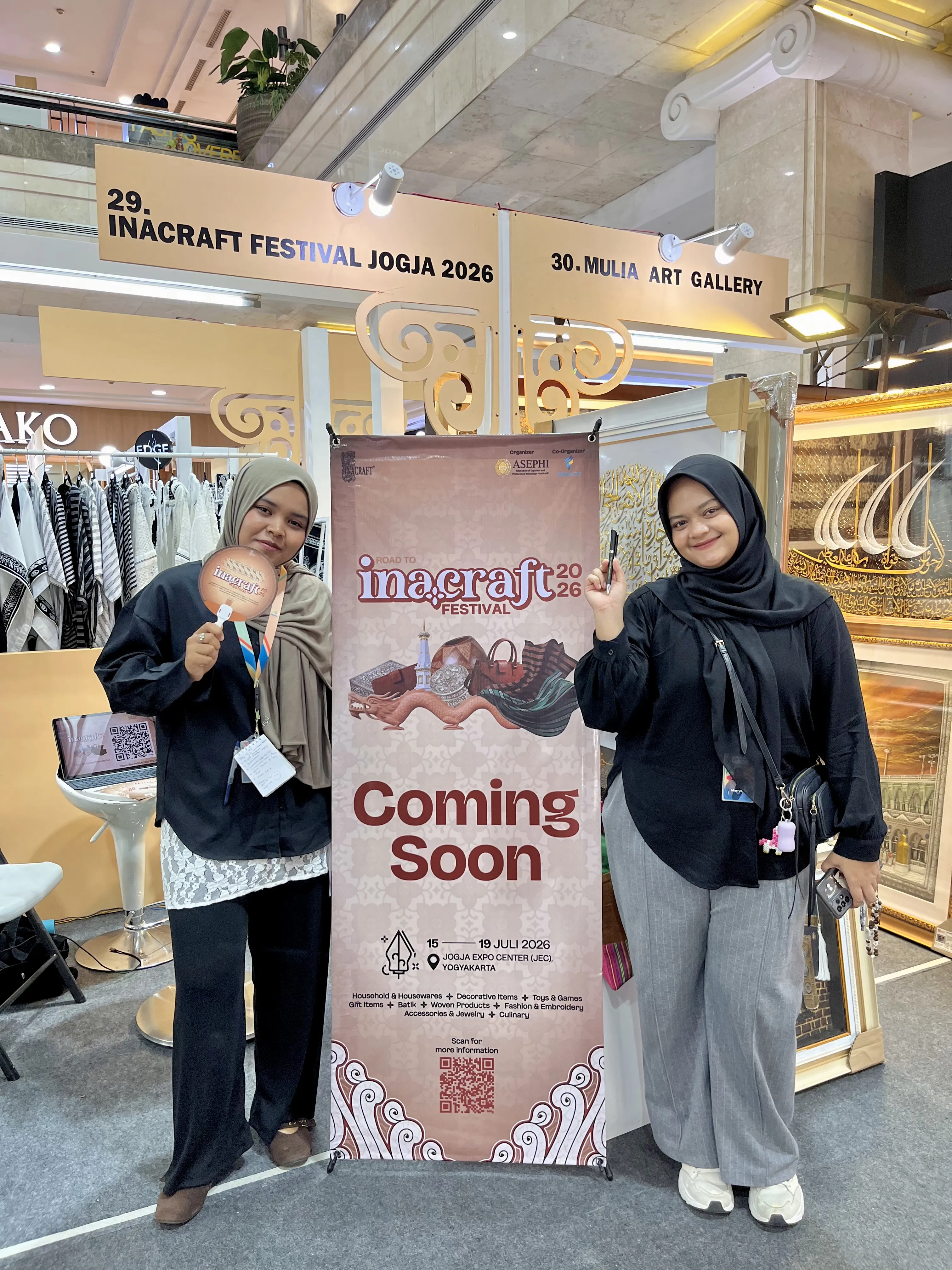 INACRAFT Open Promotion Booth di JCC